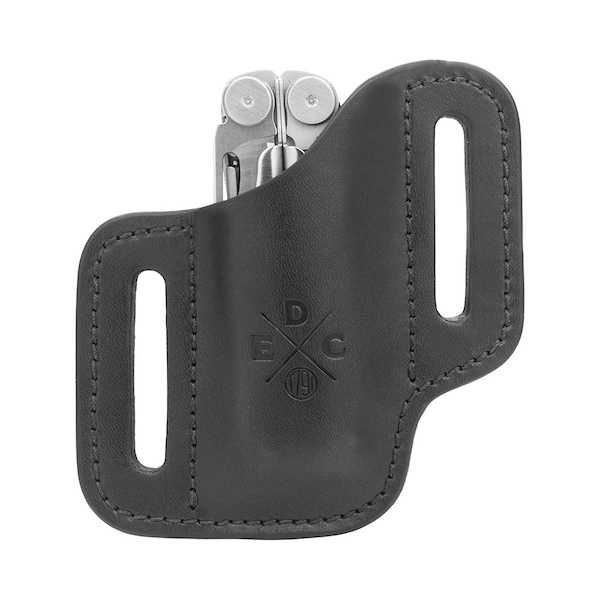 Leather Sheath for S/M Multitool & Easy-Slide Belt Attachment
